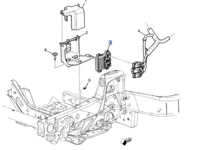 12597191 Engine Control Module Ecu ( Cerebro / Computador ) E40 para Chevrolet Trailblazer 5.3L año ...